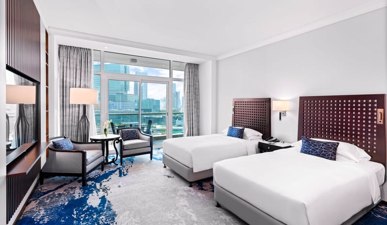 Spacious Sea view room with balcony - Twin bed